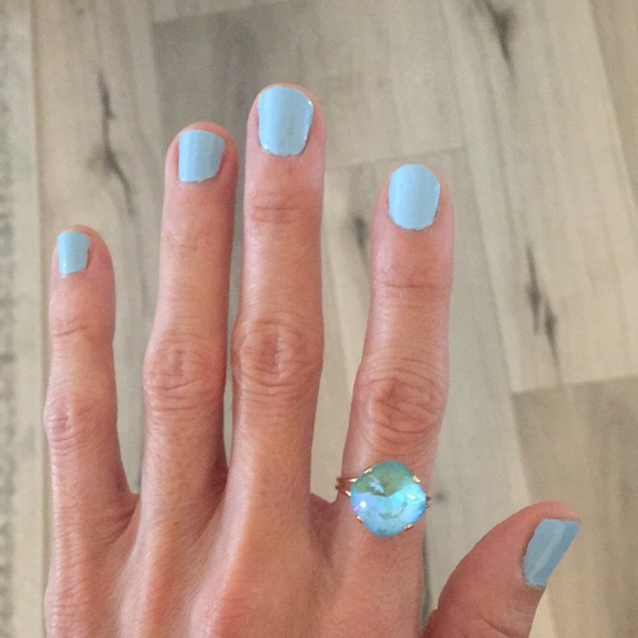 Aquamarine Crystal Ring - Picture 7 of 12